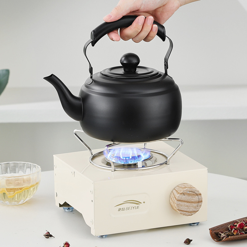 Hongmeishun tetera de acero inoxidable, filtro, té, cocina de inducción, agua hirviendo, tetera de restaurante, estufa de cerámica eléctrica al aire libre, olla de elevación