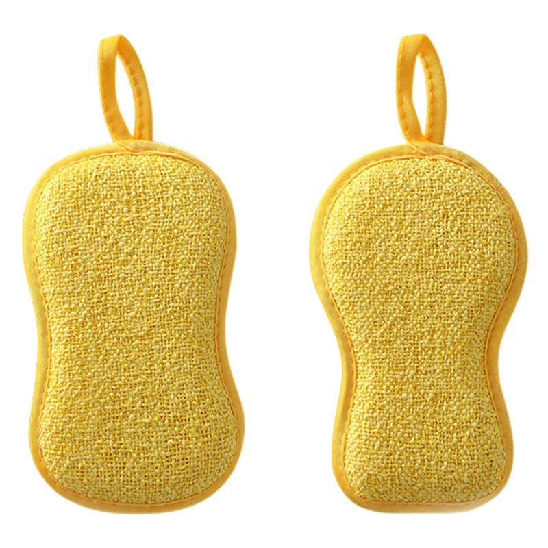 Trapo de cocina de ocho caracteres multi-función plato cepillo olla artefacto de limpieza esponja bloque de limpieza esponja de limpieza