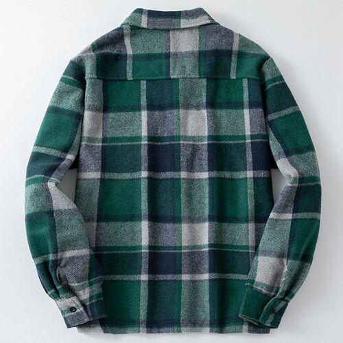 Autumn/Winter Men's Clothing - European and American Classic Check Pattern Shirt - Outdoor Long-Sleeve Men's Shirt A0702