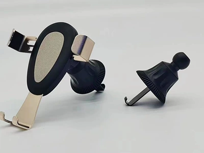 phone holder, Car phone holder - water-drop-gold-gravity-bracket-hook-clip
