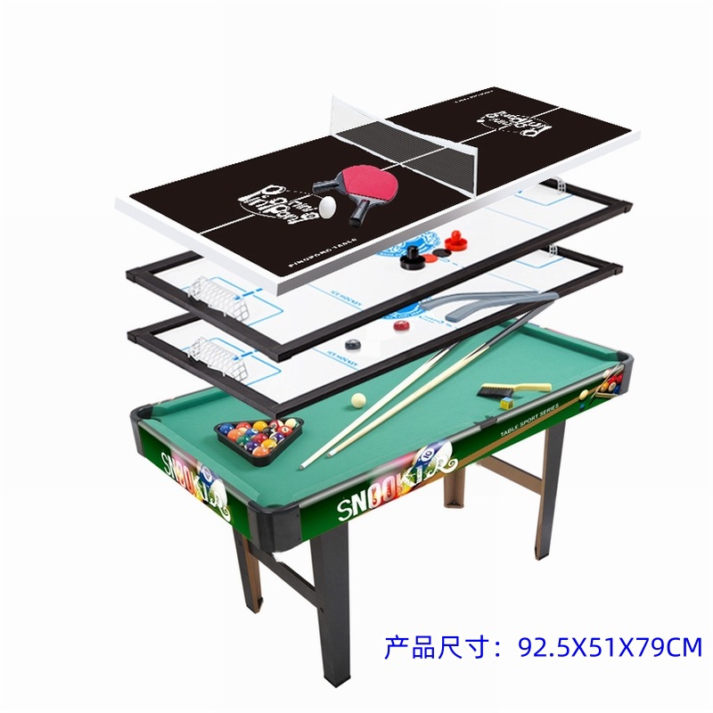 Mesa de billar multifuncional tres en uno cuatro en uno fútbol hockey hockey tenis de mesa de juego juguetes para niños