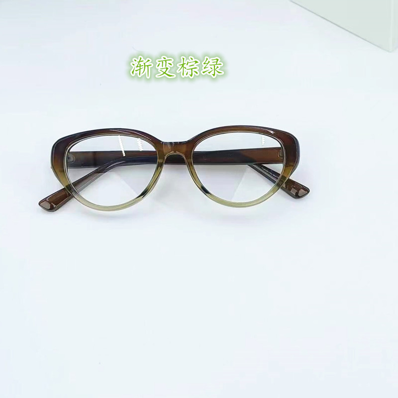 新型外国貿易小衆完成品ブルーレイ近視防止メガネ男女個性猫眼平光鏡高さ600SP|undefined