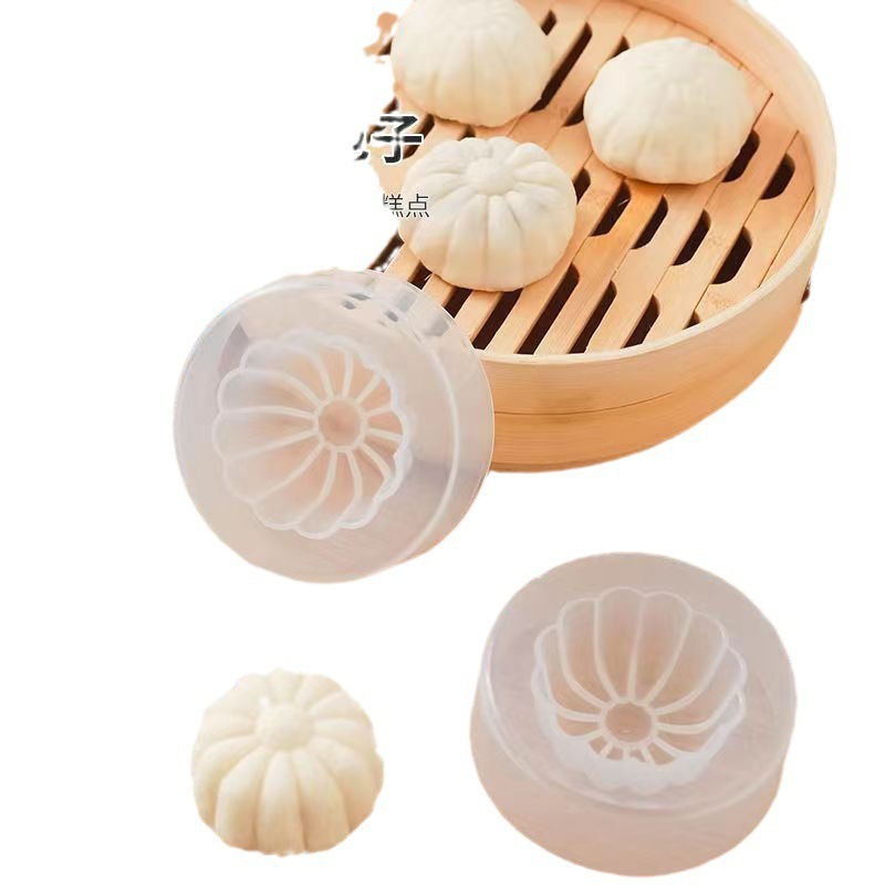 Inicio Bollos de molde Bollos Xiaolongbao Herramientas Cocina Pastelería redonda Pequeño artefacto para hornear Grado alimenticio pp al por mayor