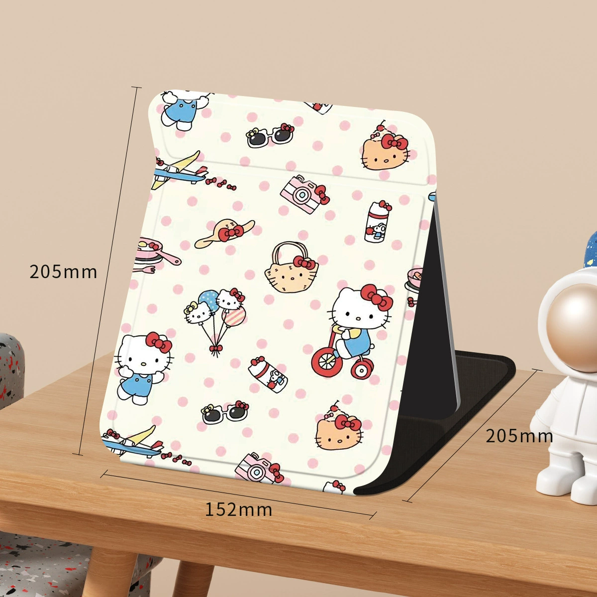 Складное ручное зеркало (Sanrio) Hello Kitty — мультяшное портативное зеркало для школьников, малое и большое