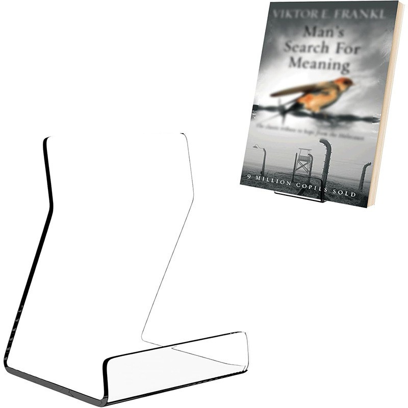 Cross-Border Acrylic Bookshelf Vinyl Record Vertical Display Stand Tea Cake Display Rack Round Transparent Display Stand Disc Holder