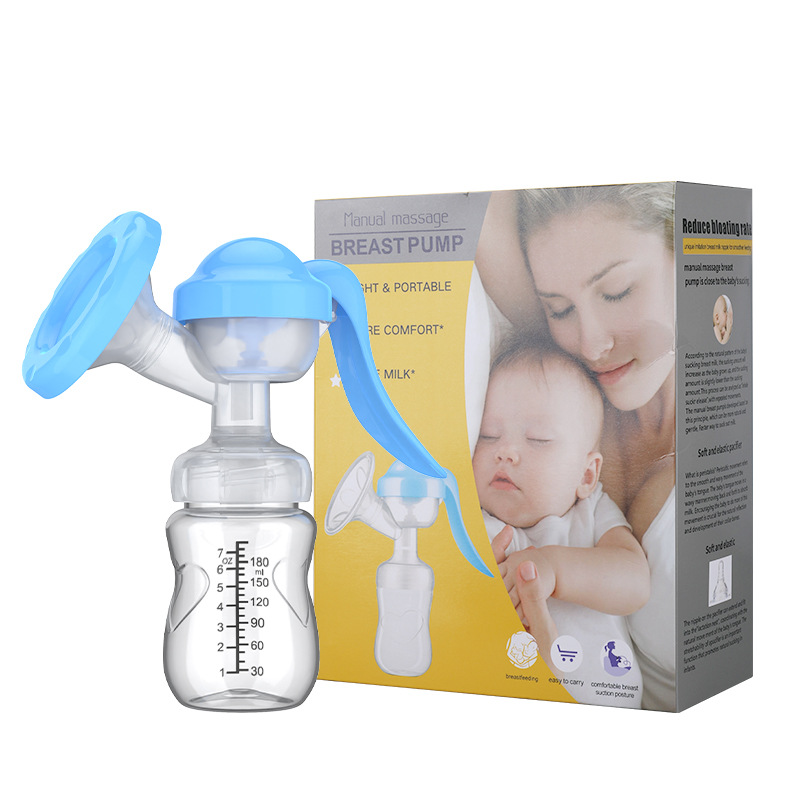 Fábrica directa manual de silicona extractor de leche portátil bebé colector de leche materna extractor de leche embarazada fábrica al por mayor