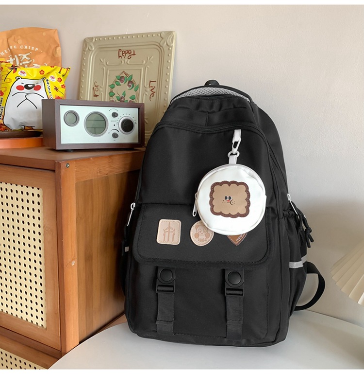 Kids Backpacks New Junior High School High School School Pink Girl Junior High School High School Student Backpack_voghion.com