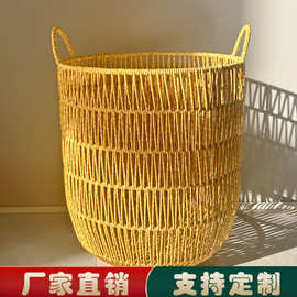 仿藤编衣篓装衣服小号脏衣篓洗衣篮收纳筐篮子批发北欧风收纳家居