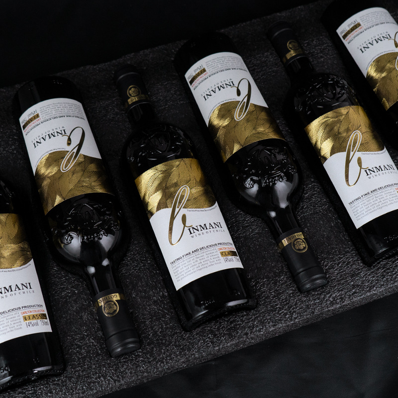 智利进口14度红酒卡尔顿干红葡萄酒6支整箱礼盒装