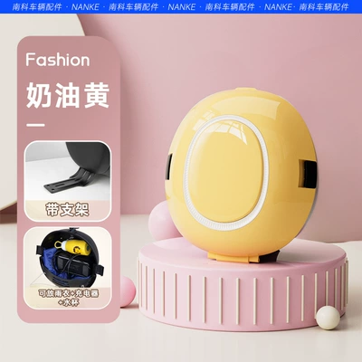 Storage Box for Yadea, Electric car tail box - big-q-tail-box-sponge-backrest-fresh-yellow-adapted-to-new-national-standard-models-installed-as-a-replacement-backrest