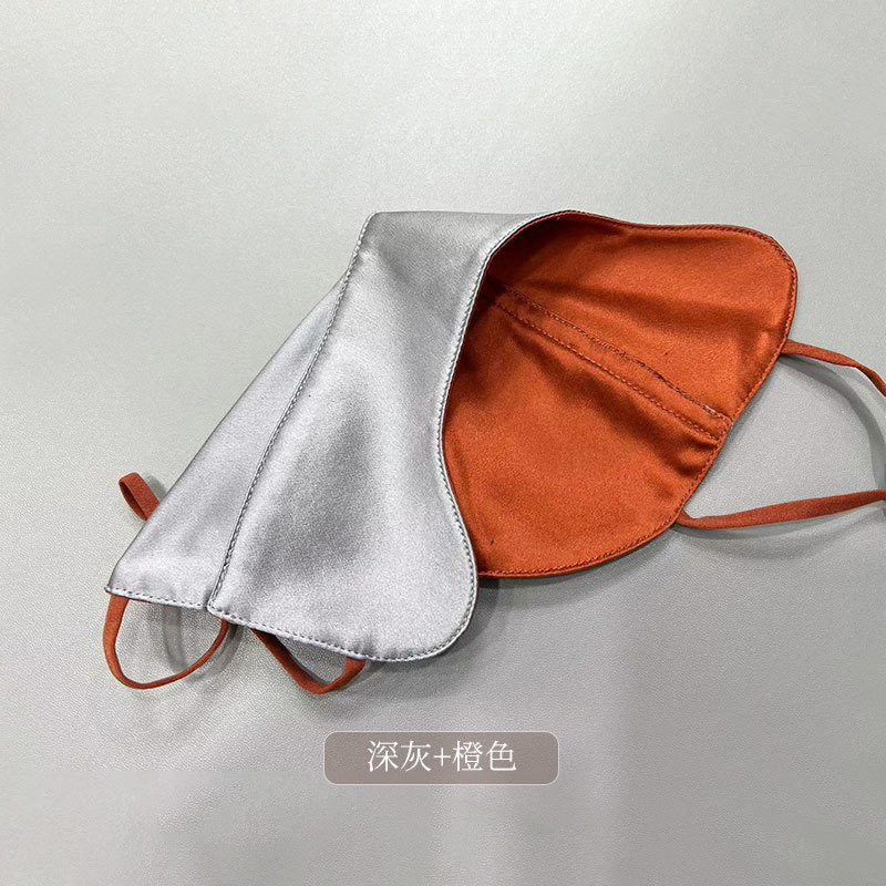 双面异色100%真丝护肤口罩敏感肌透气桑蚕丝防紫外线夏季防晒面罩|undefined