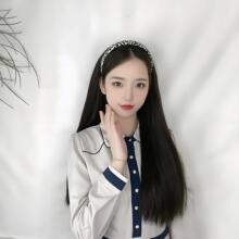 抖店热销豹纹发箍假发一体时尚U型半头套机制高温丝气质假发批发