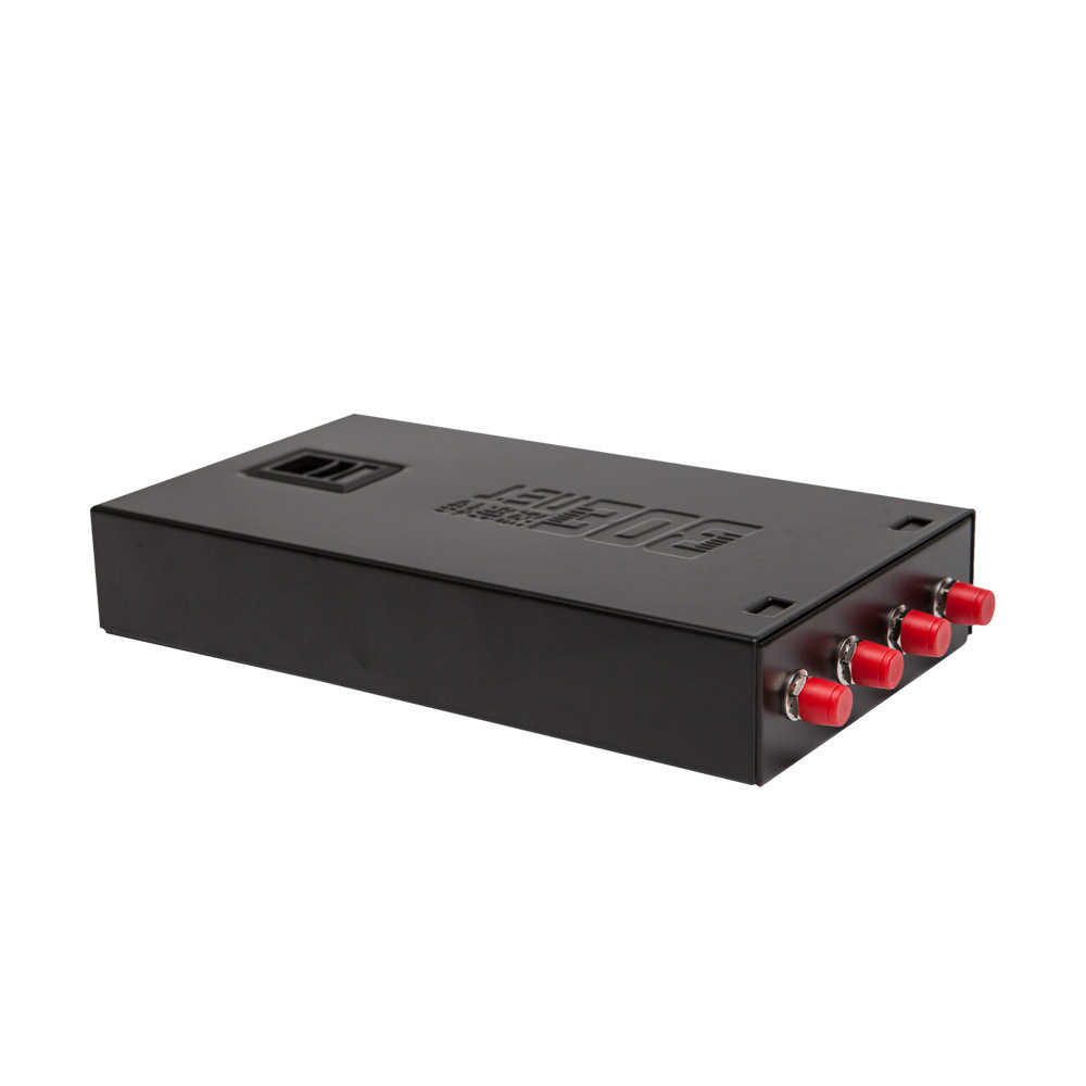 终端盒4口挂壁光纤FC光缆熔纤盒4芯满配含FC尾纤法兰厂家批发