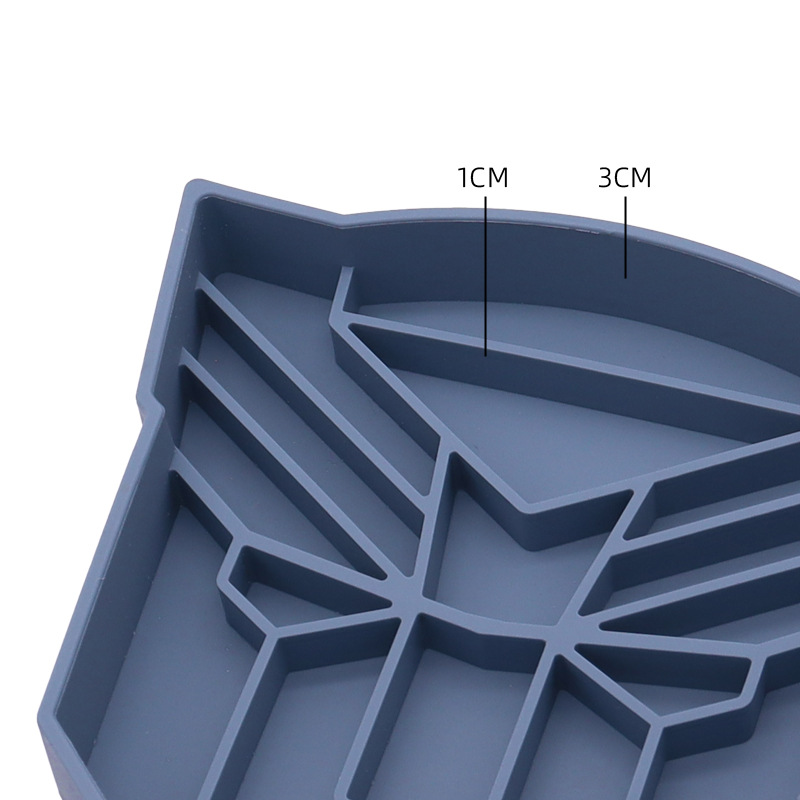 Tazón de comida lenta para mascotas Tazón para perros anti-asfixia Tazón de comida para perros anti-volcado Tazón de silicona para perros Tazón de comida lenta Tazón para perros Suministros