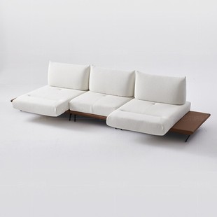 Smart Island Sofa Living Room Italian Minimalist Multi-Function Rotating Adjustable Modern Module Combination Fabric Sofa