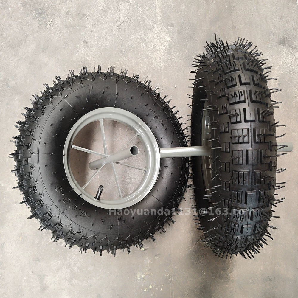 Колесо для тележки 6400, 16 дюймов, 4.00-8, надувное резиновое колесо, рынок Дубая и Саудовской Аравии