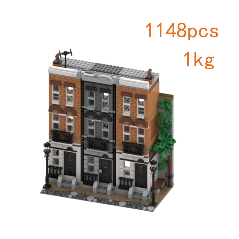 Cross-border Hot-selling In-stock MOC-121980 Small Particle Building Block Castle Educational Toy Model Decoration_voghion.com