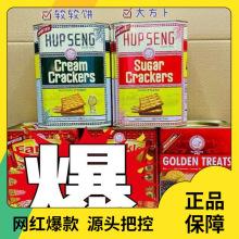 马来西亚j进口合成乒乓牌较较饼大方卜什锦饼干年货送礼饼干礼盒