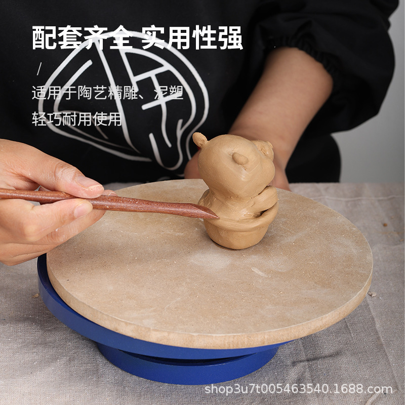 陶艺泥塑工具7件套石塑粘土软陶常用工具专业肌理精雕油泥工具|undefined