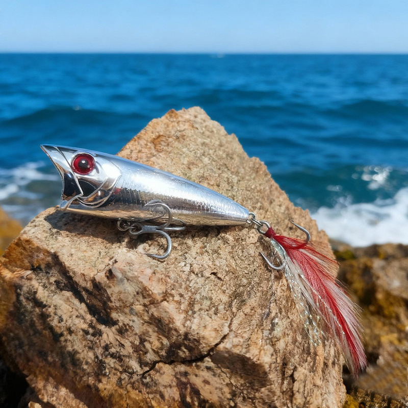 Vib Wave Vibrating Lure with Built-In Rattles for All Swimming Layers, Long Casting, Topwater Lure for Bass and Mandarin Fish Vib Wave Vibrating Lure with Built-In Rattles for All Swimming Layers, Long Casting, Topwater Lure for Bass and Mandarin Fish