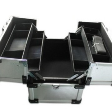 高档双开铝箱防水耐用铝合金箱便携收纳防尘航空箱