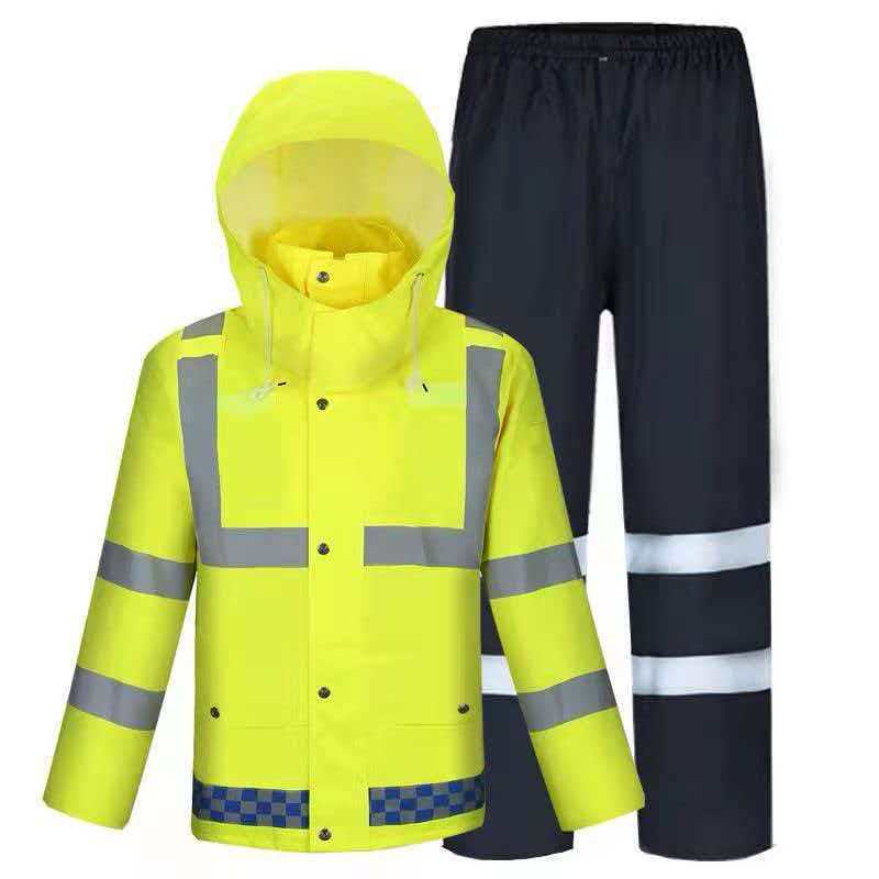 Retroreflective raincoat