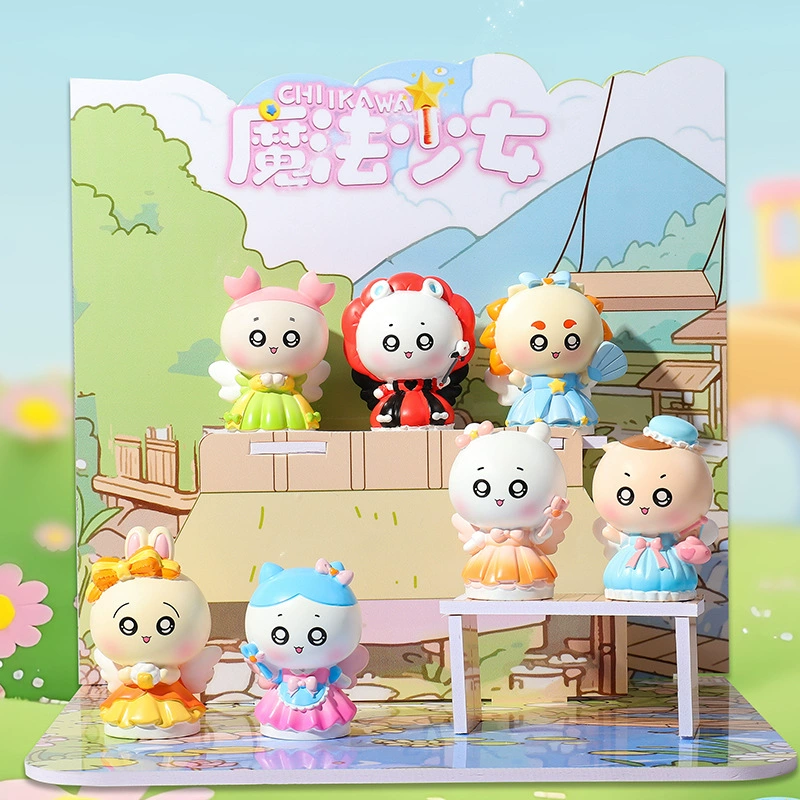 Неизвестная коробка смолыFigure (Kawai) Волшебная девочка Коллекция, случайный мини-набор, различные тематики