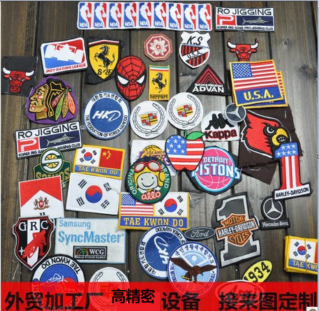 Embroidery custom made computer embroidery label embroidery label company LOGO embroidery label baby's personalized name cloth sticker