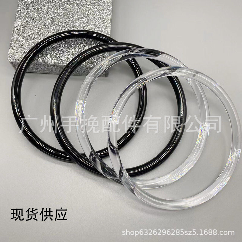 In-Stock Fast Delivery 13cm Plastic Round Rings, Bag Accessories, Gift Bag Handles, Carrying Rings, Handmade Accessory Materials