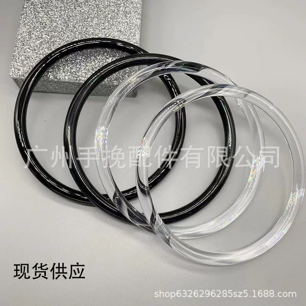 In-Stock Fast Delivery 13cm Plastic Round Rings, Bag Accessories, Gift Bag Handles, Carrying Rings, Handmade Accessory Materials