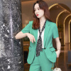 Spring and summer Short sleeved suit coat Female models Little Versatile man 's suit Women's wear wholesale Sense of design A small minority senior