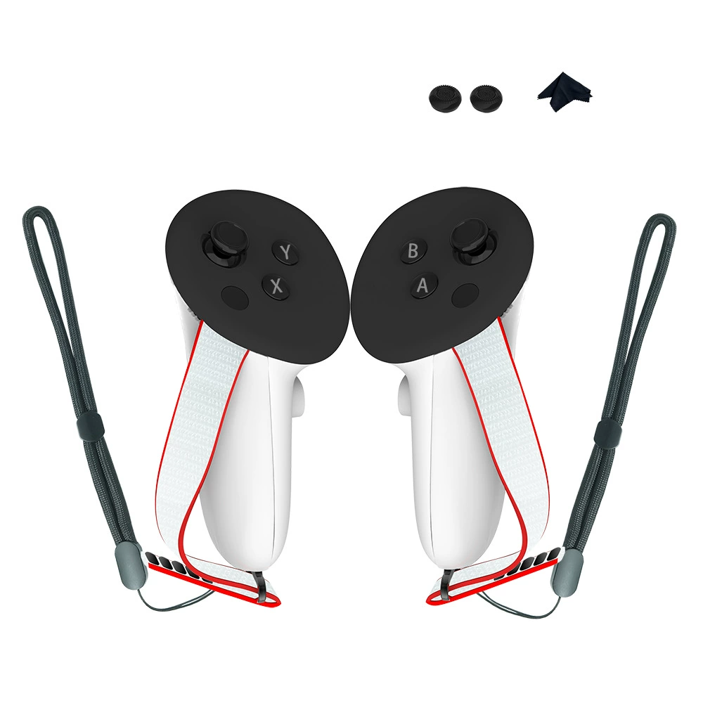 Applicable Meta Quest3/QUEST3S Anti -drop and anti -droppowers protective sleeve refers to tiger strap hand rope VR handle