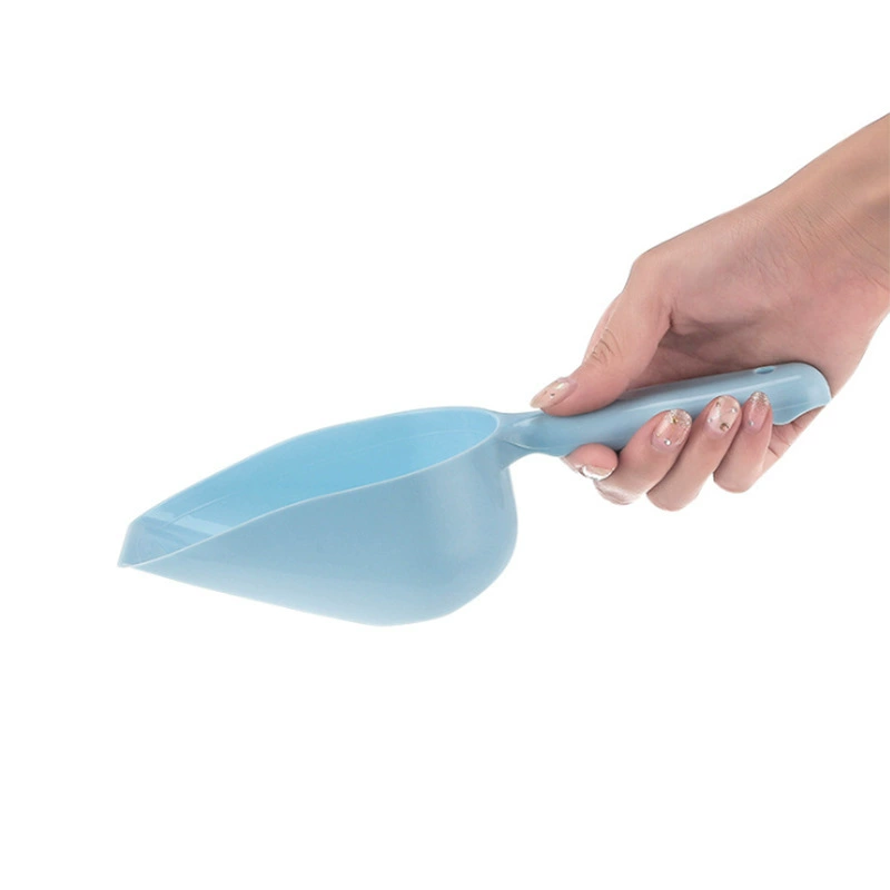 Собака корм лопатой Малый размер корма для домашних животных лопатой зоотоваров Пластиковые лопаты корма для домашних животных инструмент ложка еды кошки