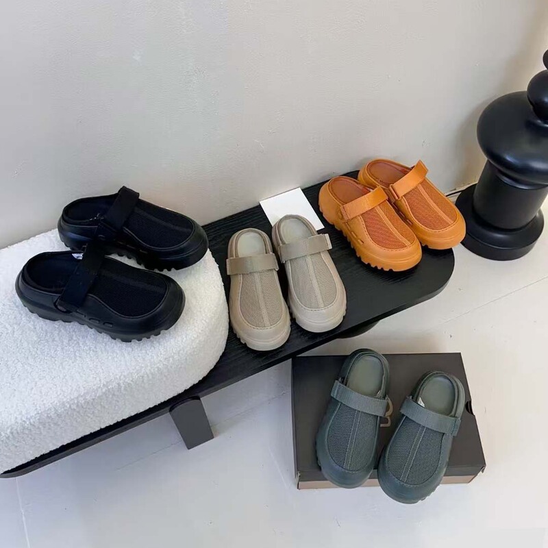 European and American High-end Sandals Tasman Men's and Women's Hole Shoes Platform Slippers Summer Lightweight Slippers for Lovers