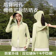 后背网眼防晒衣女夏季冰丝薄防紫外线轻薄凉感户外透气防晒服外套