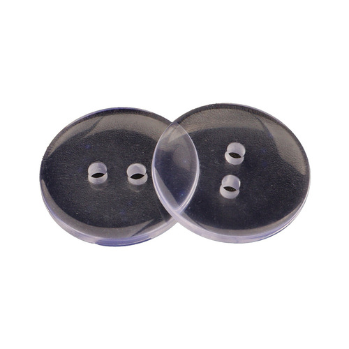Resin transparent buttons, two-eye bread buttons, clothing coat pad buttons, shirt buttons, invisible concealed buttons wholesale