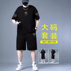 大きいサイズの半袖の男性のtシャツの夏の氷の糸の男性は太っていることをプラスします。