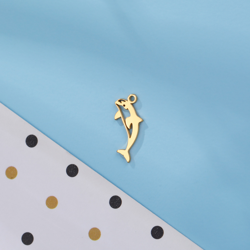 1g Weight Pendant Jewelry Making Type DIY Jewelry Accessories Classification 1 Piece Quantity 304 Stainless Steel Material Spider, Fish, Whale Pattern All Seasons Season Plating Design Simple Style Style 1 Piece 304 Stainless Steel Spider Fish Whale Pendant 34