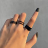 Ring hip-hop style, set, chain, on index finger