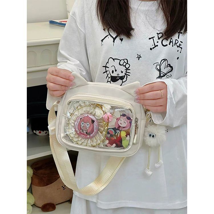 2025新型小食量痛包ins風かわいいバー谷子斜め包学生包包女子携帯バッグ|undefined