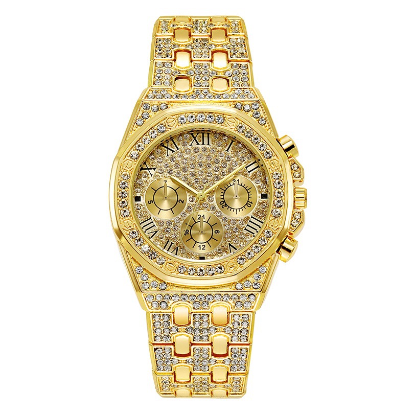 2021新型対外貿易の人気同タイプの腕時計は、石英ドリル文字板付きの男性ファッション腕時計が国境を越えている