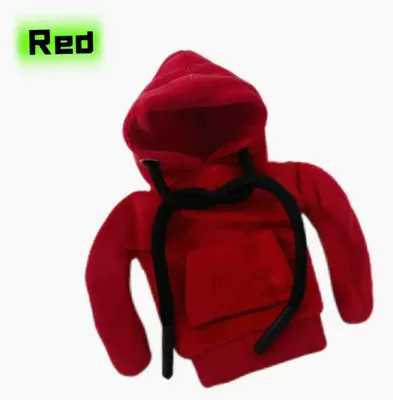 Gear Shift Hoodie Sweatshirt Car Sürətlər qutusu və əl tormozu başlıqları - red-black-rope