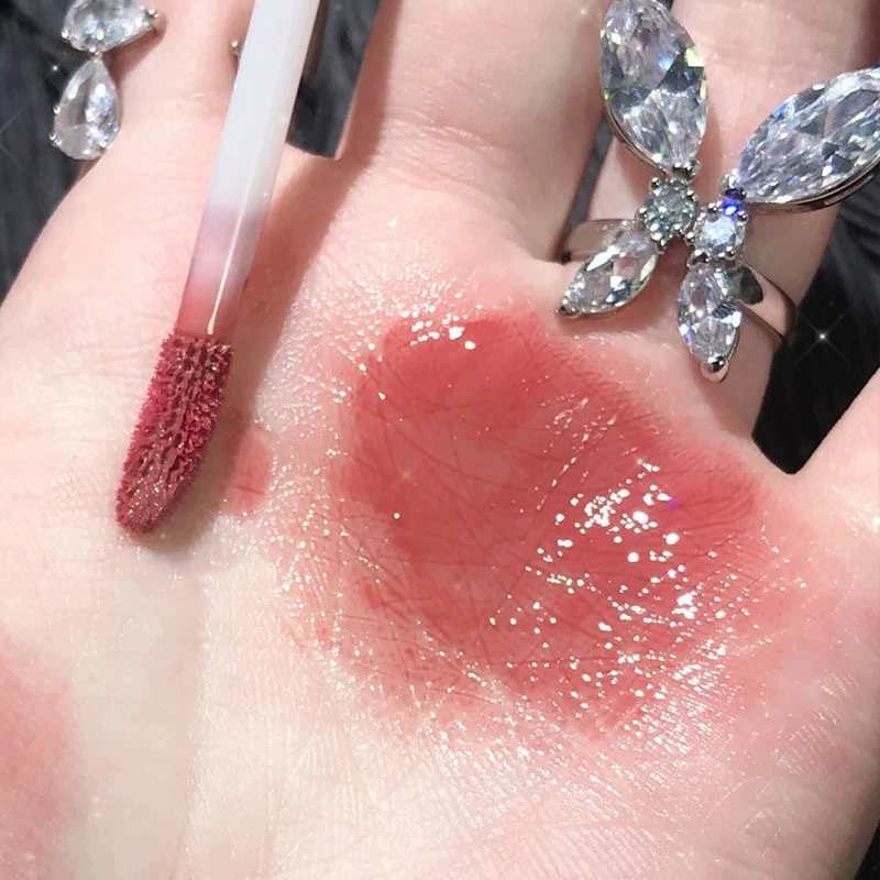Блеск для губ Glossy Lip Gloss (Daimanpu) — зеркальный эффект, интенсивное увлажнение, дизайн медведя, 25 г