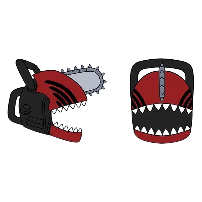 Anime de dos dimensiones periférica muñeca de dibujos animados máscara de felpa caliente creativa parodia sombrero almohada regalo para las mujeres