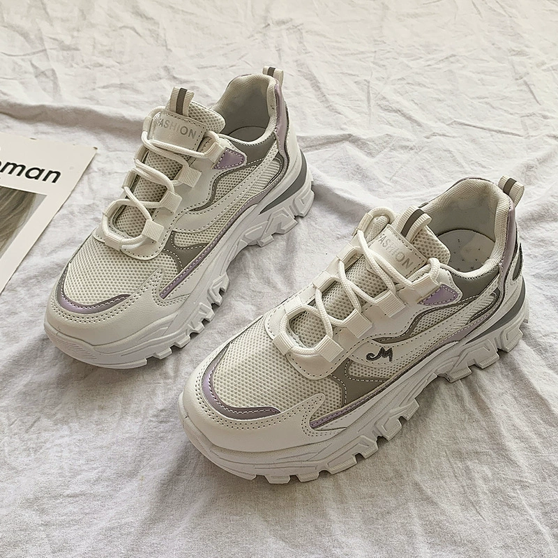 Весенне-летняя обувь Torre 2022, Новая Спортивная Повседневная белая женская обувь для похудения, модная обувь, дышащая обувь интернет-знаменитостей