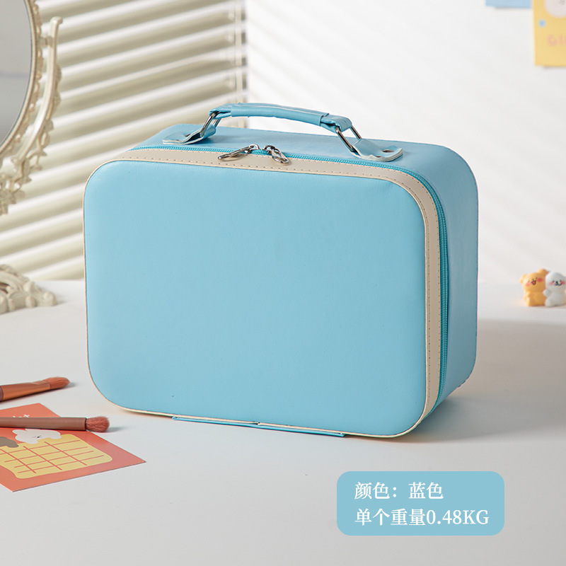 Estuche cosmético de dopamina de estilo caliente Douyin, maleta impermeable multifuncional, bolso de regalo portátil, almacenamiento de cosméticos