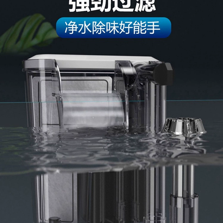 Аквариум, фильтр «три в одном», циркуляция очистки воды, небольшой водопад, настенный мини-водяной насос, встроенный циркуляционный насос для оксигенации