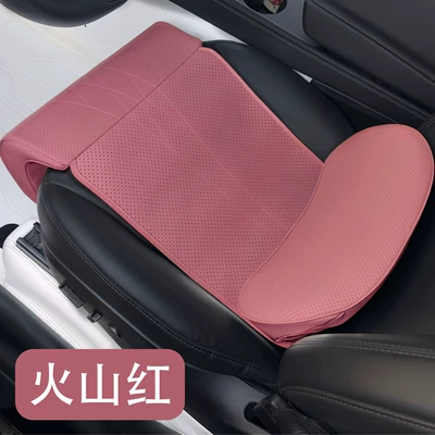 Summer Bestseller on Amazon: Multi-functional Seat cushion, seat cover - nappa-leather-three-in-one-volcano-red-single-pack
