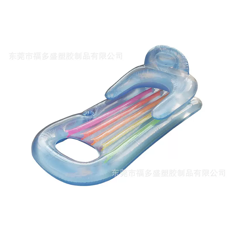 工厂订制 充气浮排户外可折叠靠背浮床水上用品