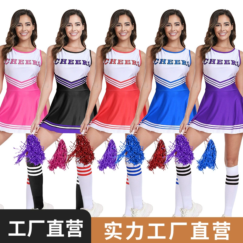 Европейские и американские сексуальные детские спортивные костюмы для болельщиков